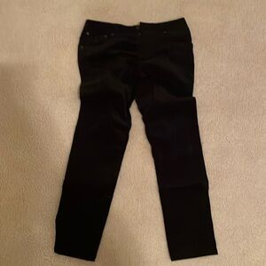 Girls Polo black velvet pants, great for the holidays